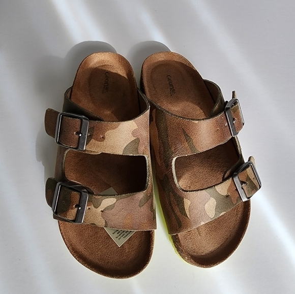 BOYS camouflage Slides US Size 1,2,9 - Picture 2 of 3
